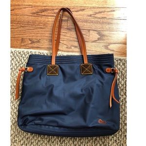 Dooney & Bourke Nylon Navy Betty Satchel